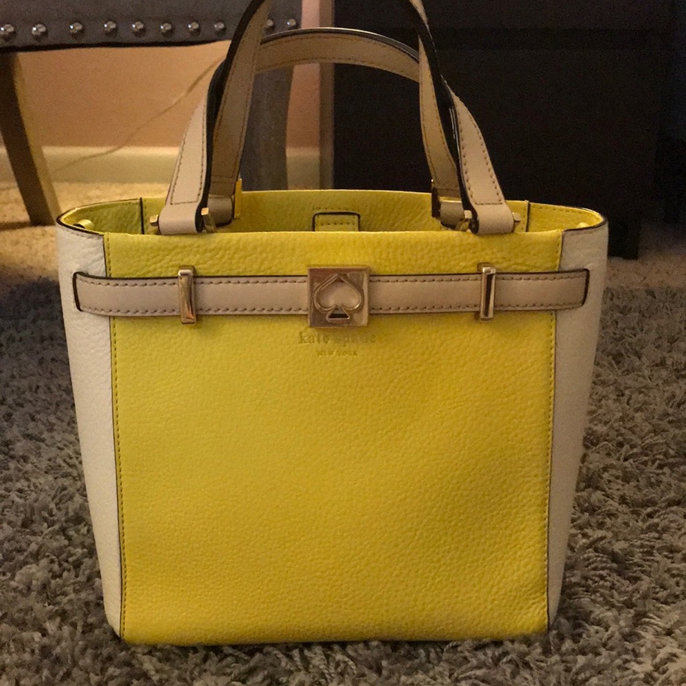 Kate Spade yellow purse.